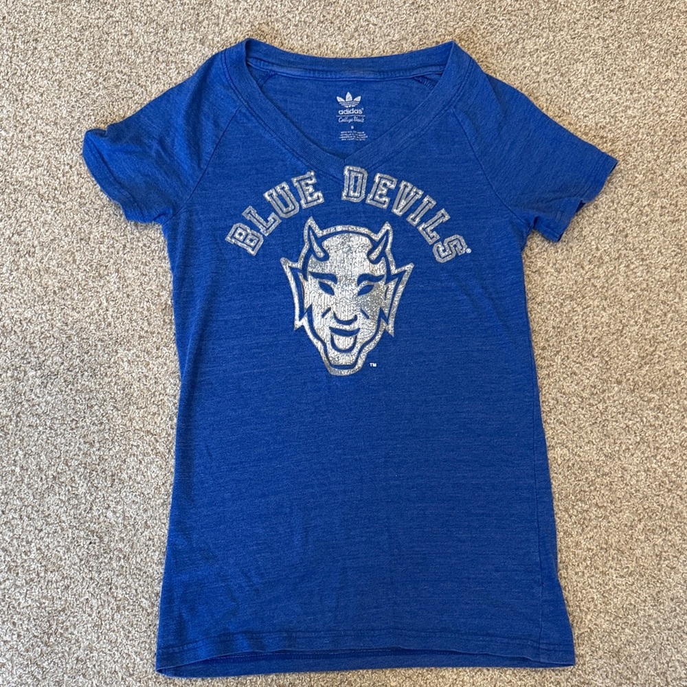 Adidas Royal Blue Devils Tee